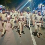 भोपाल में संवेदनशील इलाक़ों में केंद्रीय बल के साथ पुलिस का फ्लैग मार्च