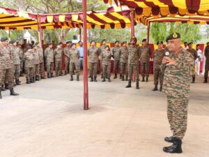 थल सेनाध्यक्ष जनरल मनोज पांडे का सागर सैन्य स्टेशन का दौरा- 'सुदर्शन चक्र कोर' के 'शाहबाज डिवीजन' का लिया जायजा