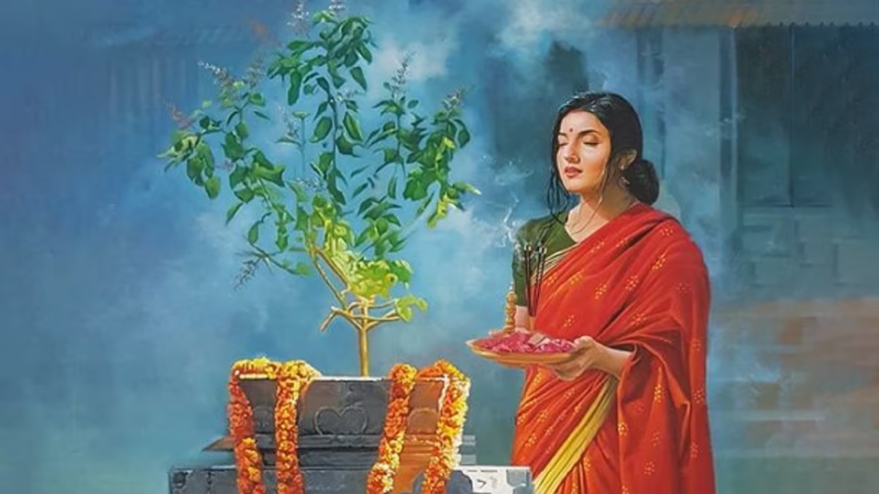 tulsi puja path niyam