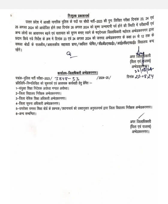 School Holiday: छात्रों को बड़ी राहत, फिर अवकाश घोषित, इतने दिन बंद रहेंगे स्कूल, आदेश जारी