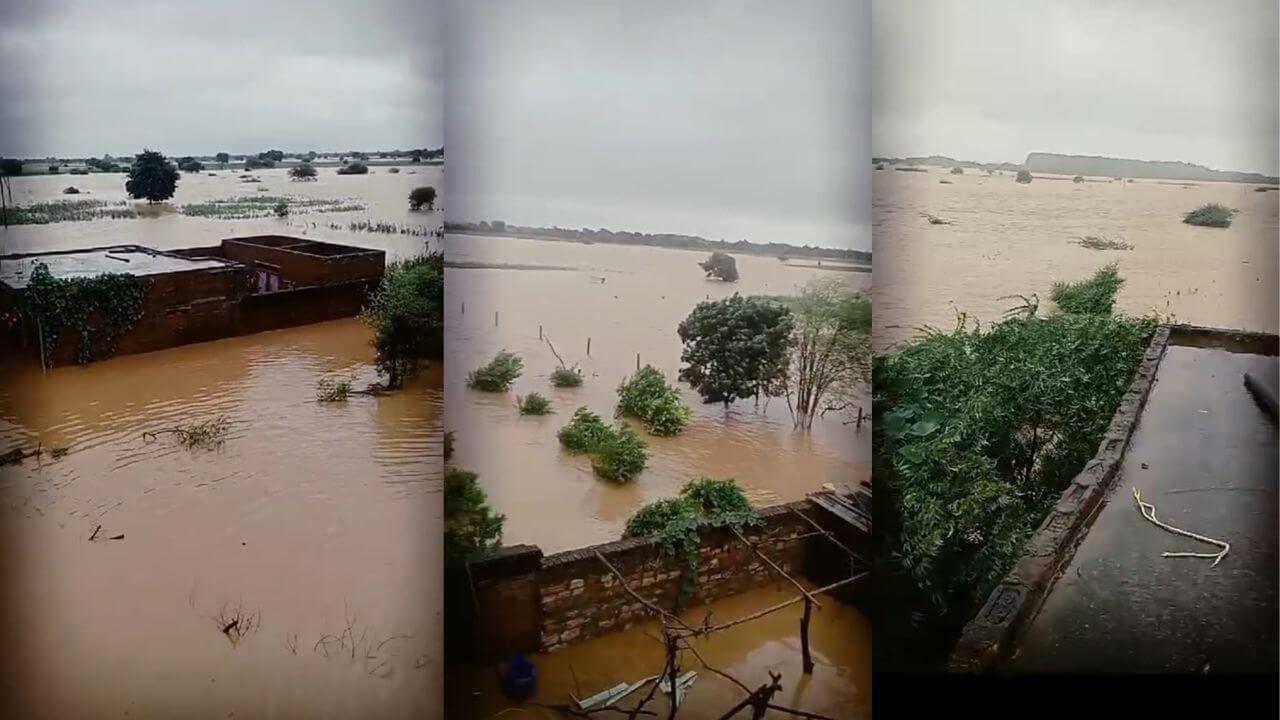 Heavy rain in Gwalior