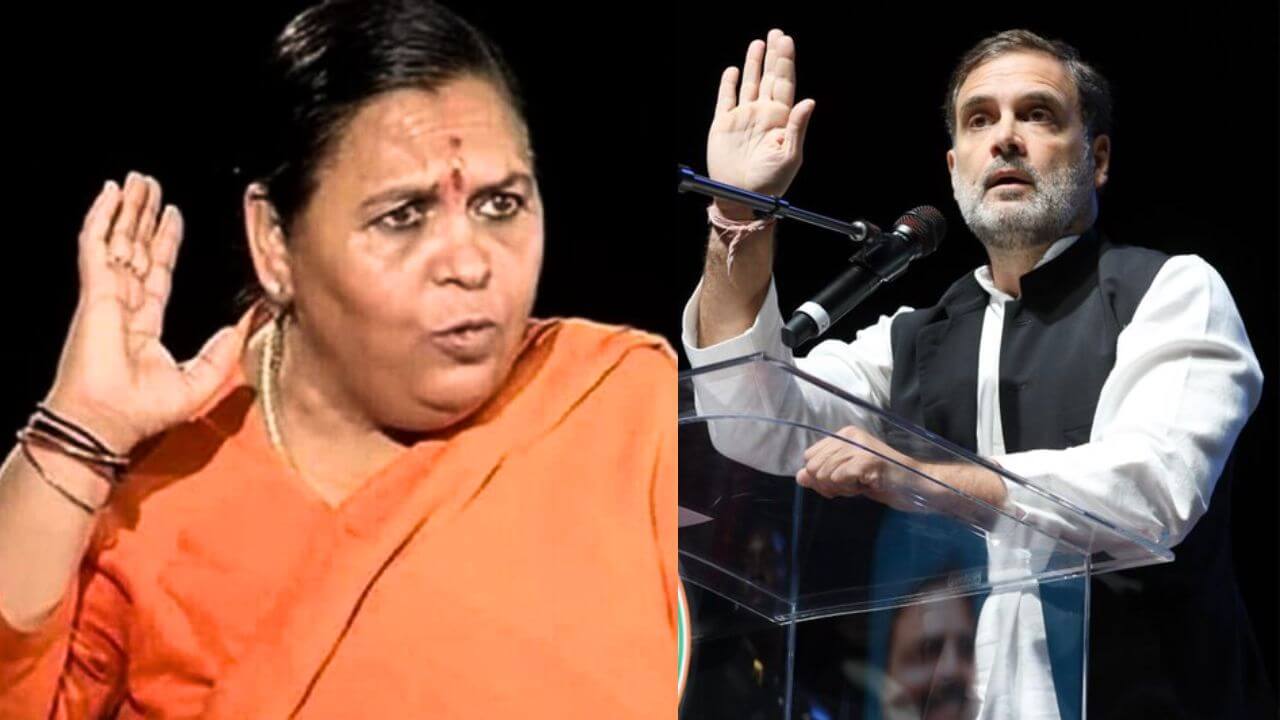 Uma Bharti Rahul Gandhi