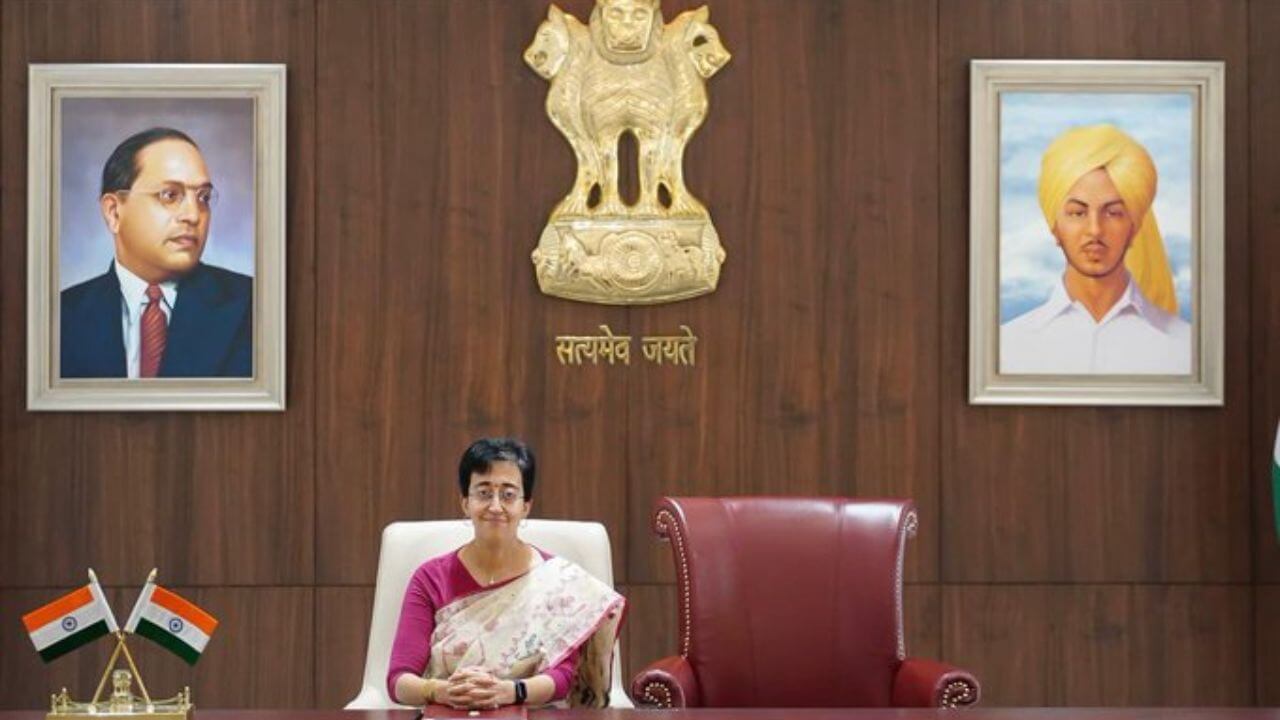 Atishi took charge as Delhi CM