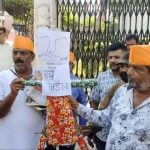 Hindu Mahasabha burnt Babu Jandel effigy