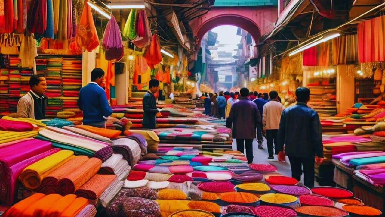 Asia largest cloth market