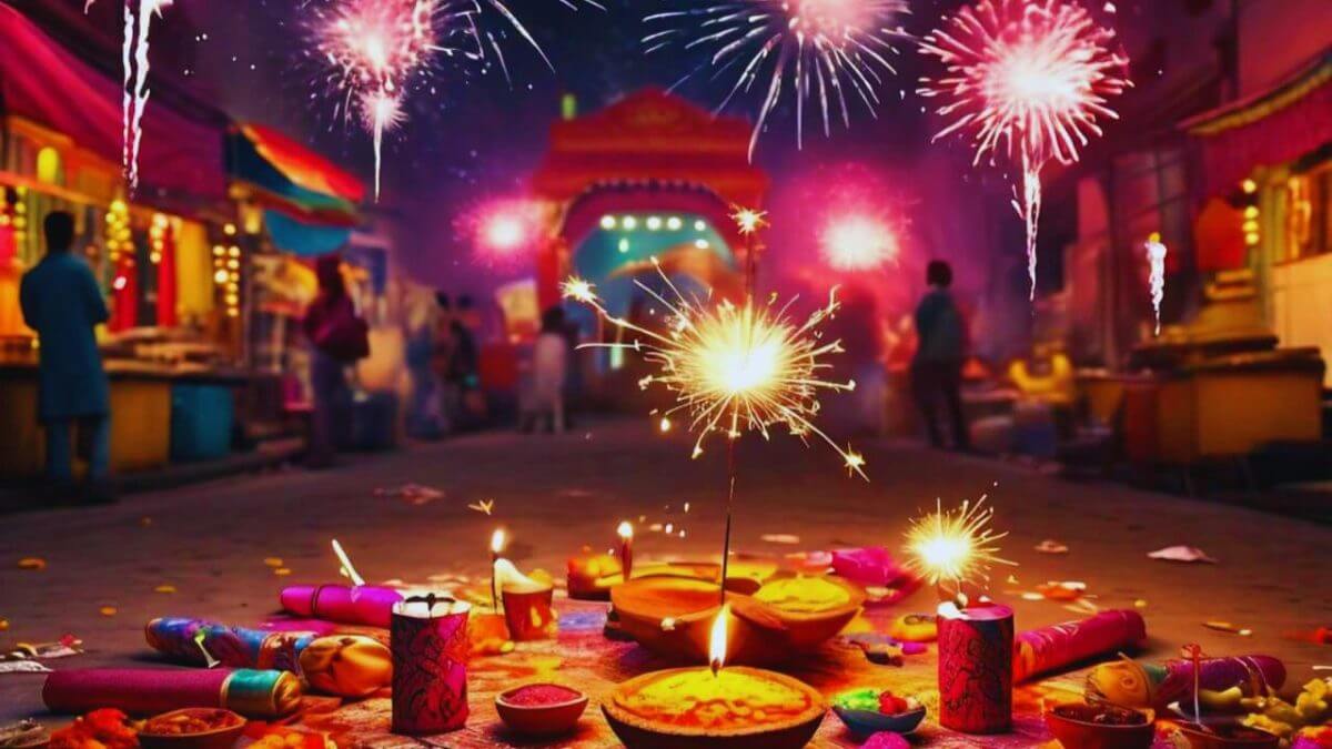 Diwali fireworks