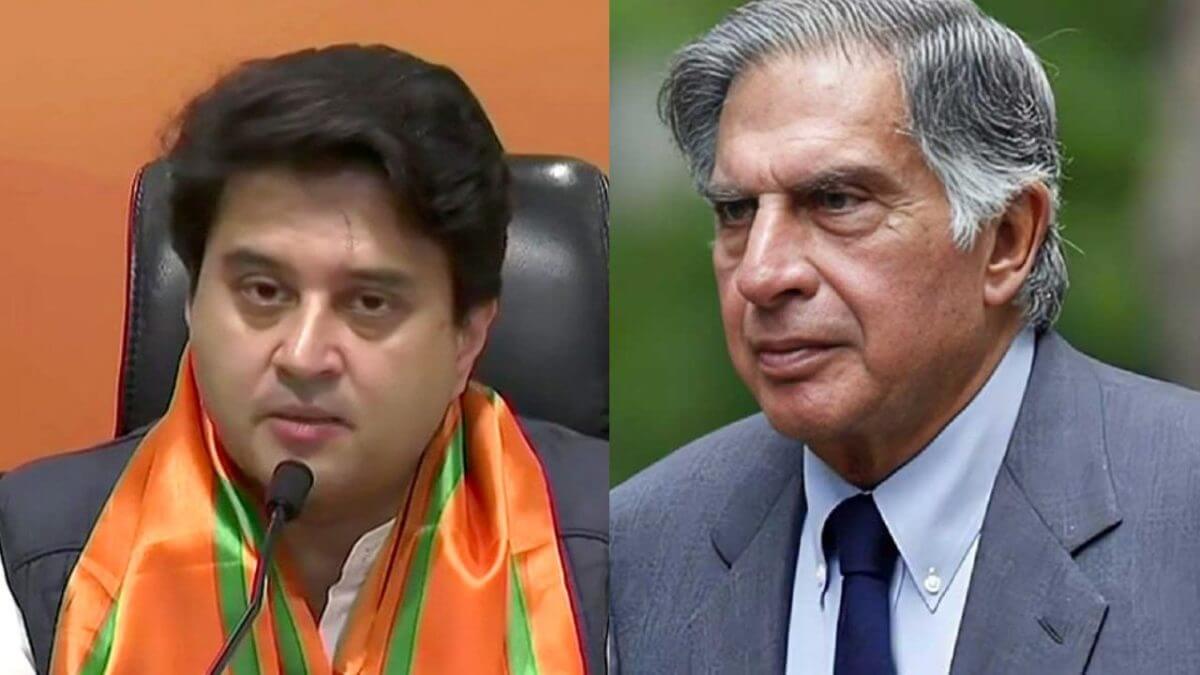 Jyotiraditya Scindia tribute to Ratan Tata