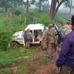 balaghat CRPF vehicle overturns