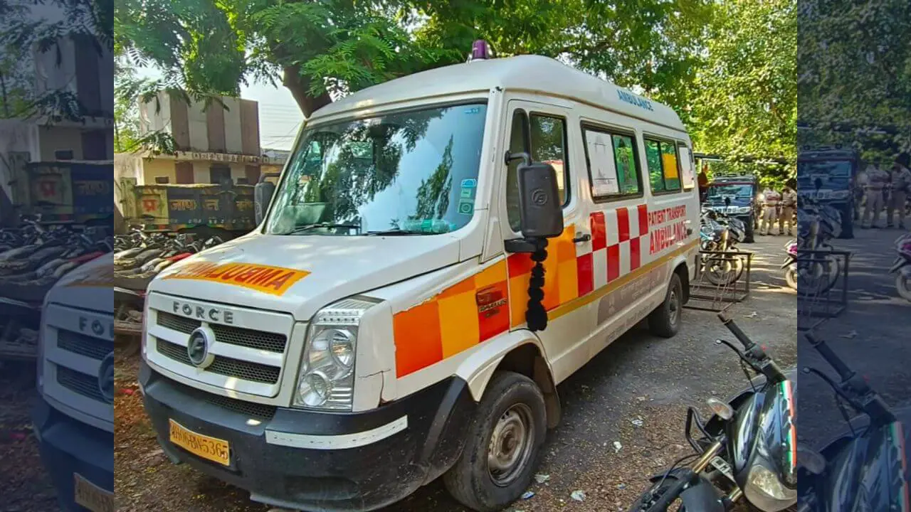 ratlam Drug smuggling ambulance