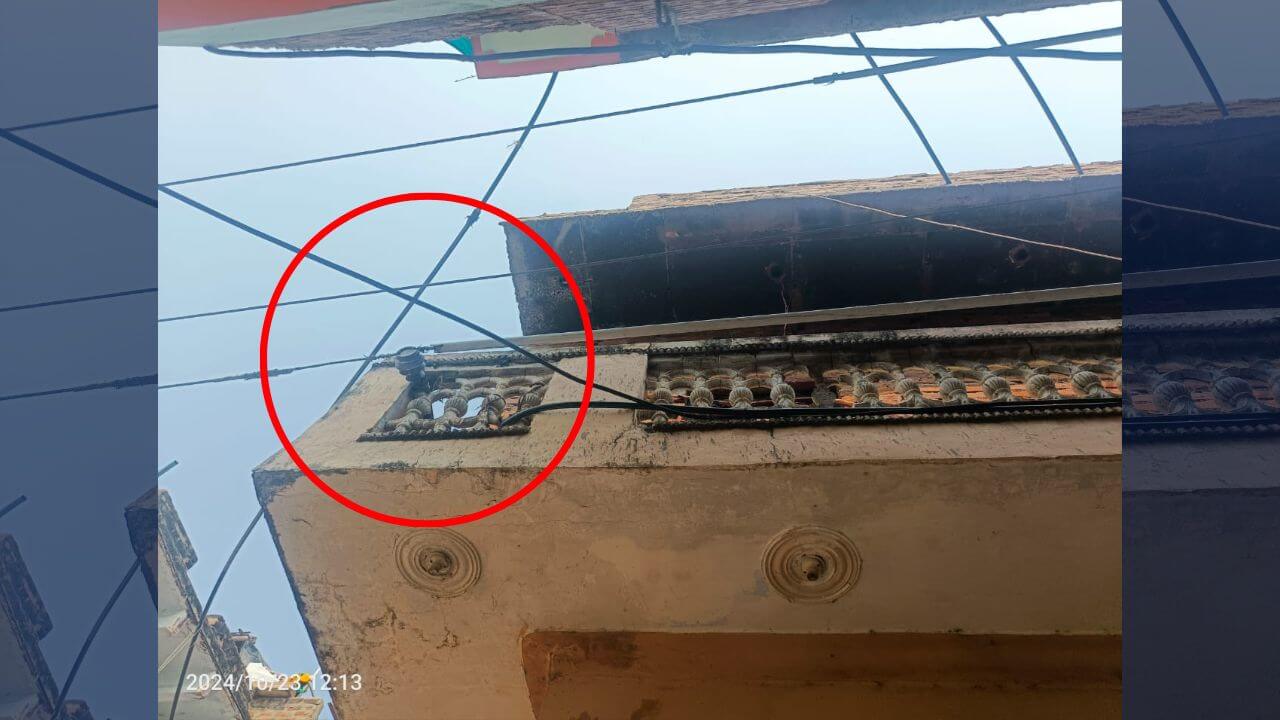 dabra 11 KV line Woman dies