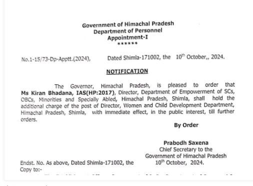 Transfer : प्रशासनिक फेरबदल, राज्य प्रशासनिक सेवा अफसरों के तबादले, 2 आईएएस और 4 आईपीएस भी इधर से उधर, आदेश जारी