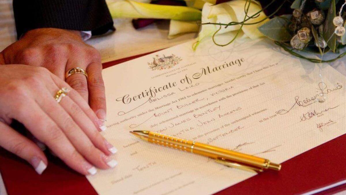 Marriage Certificate