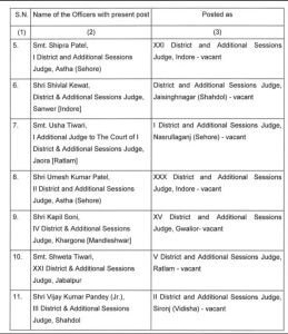 mp judge transfer