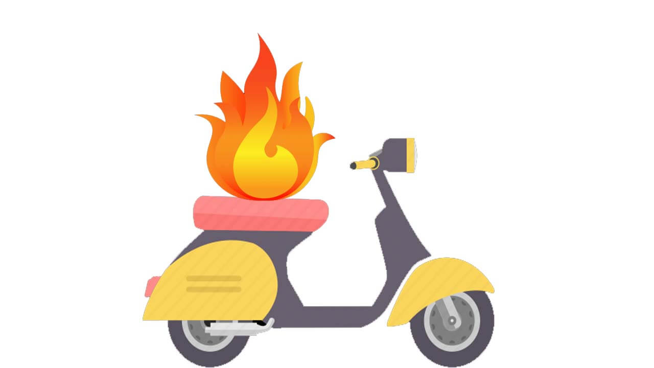 scooter fire