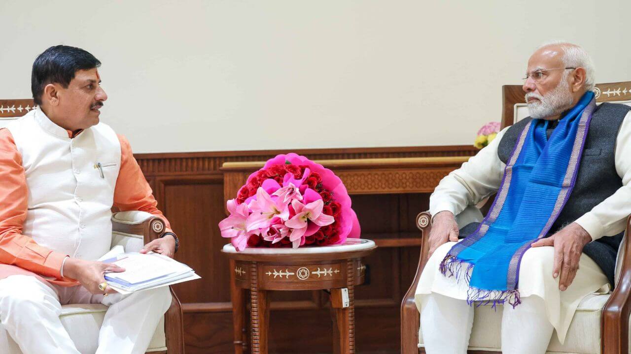 CM Mohan Yadav PM Modi meeting