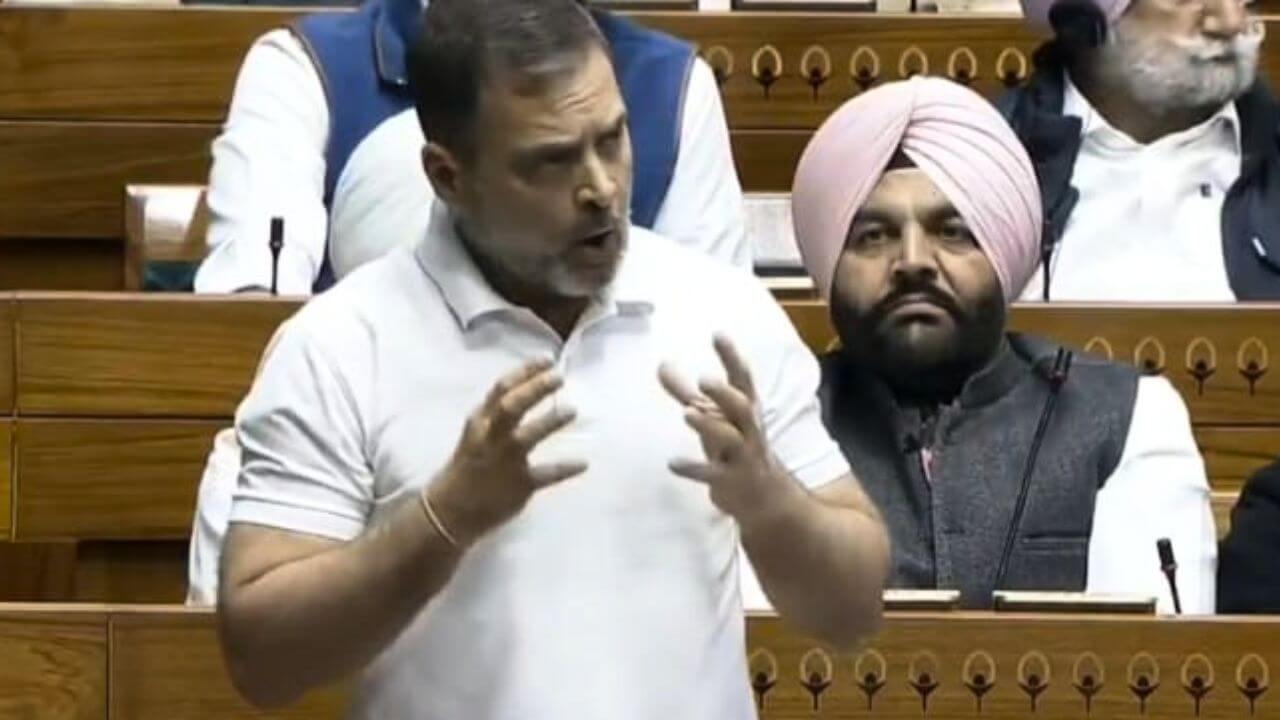 Rahul Gandhi in Parliament