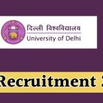 DU Recruitment 2024