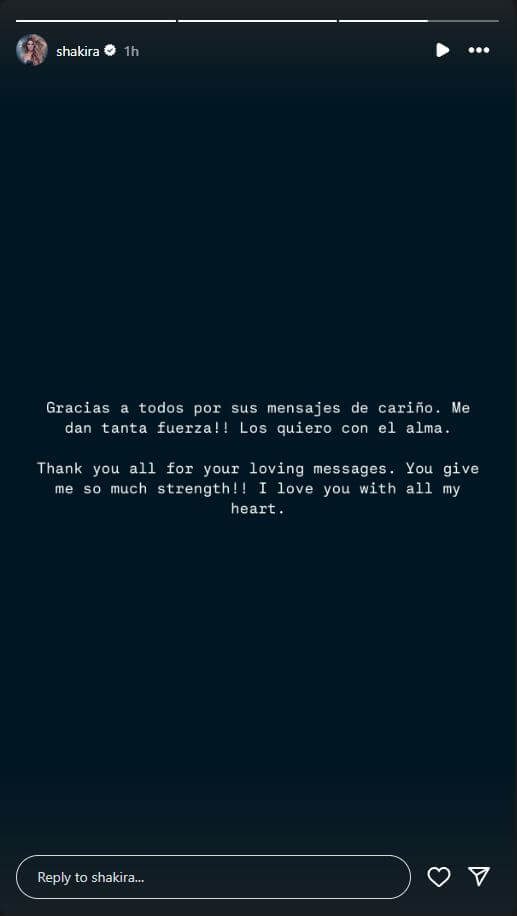 Pop Singer Shakira Hospitalised