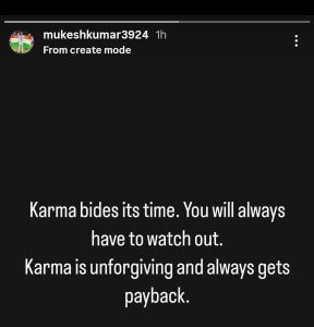 हर्षित राणा को मुकेश की जगह शामिल किया गया
