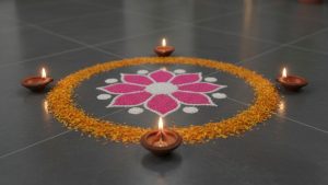 dussehra rangoli design