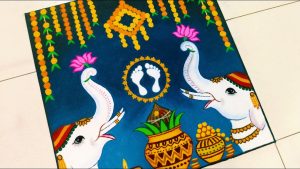 Dhanteras Rangoli Design 