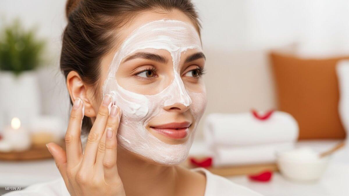 Curd Facial at Home